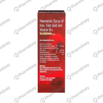 Irofolvin Bottle Of 300ml Syrup