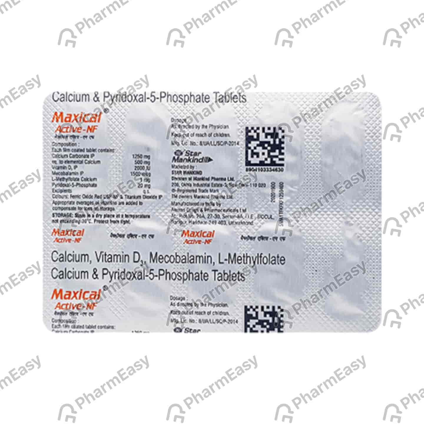 Maxical Active Nf Strip Of 10 Tablets