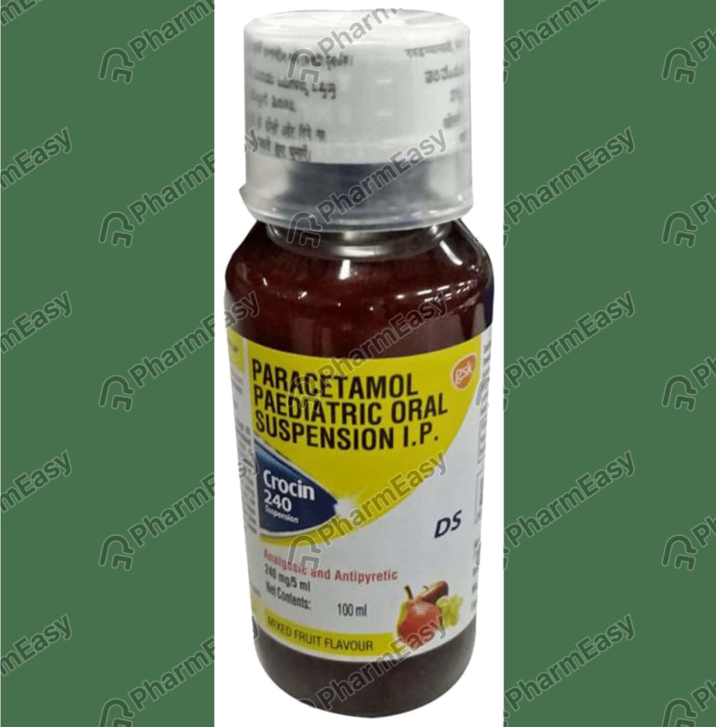 Crocin Ds 240 MG/5ML Suspension (100) Uses, Side Effects, Price