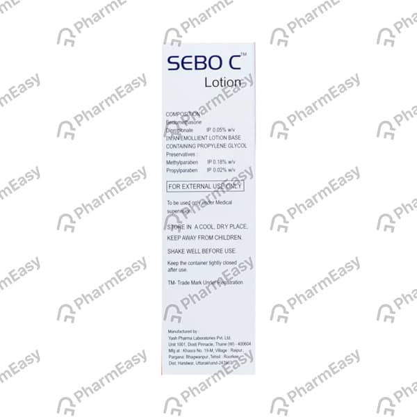 Sebo C Bottle Of 50ml Lotion