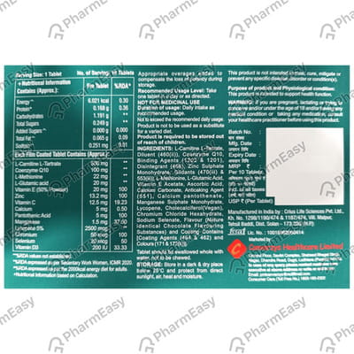 Lycocan Lq10 Strip Of 10 Tablets
