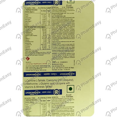 Lycocan Lq10 Strip Of 10 Tablets