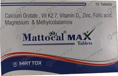 MATTOCAL MAX STRIP OF 10 TABLETS