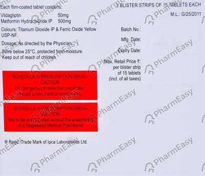 Valdiff M 500mg Strip Of 15 Tablets