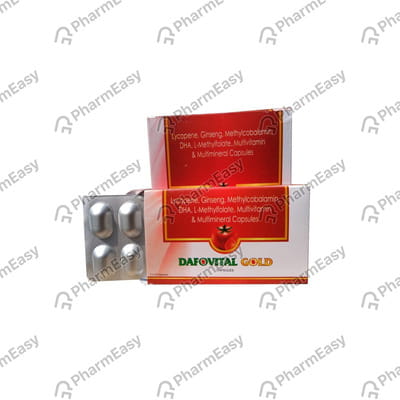 Dafovital Gold Strip Of 10 Capsules
