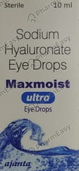 Maxmoist Ultra Bottle Of 10ml Eye Drops