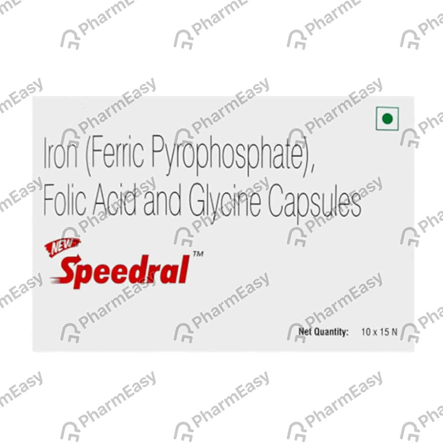 New Speedral Strip Of 15 Capsules