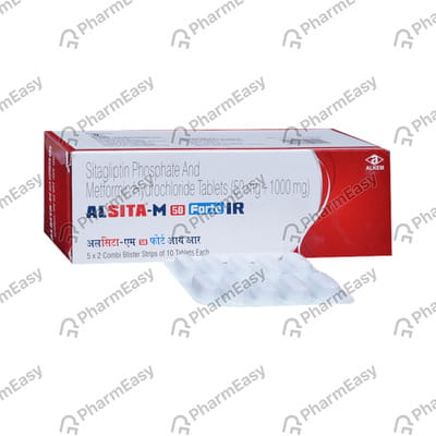 Alsita M 50mg Forte Ir Strip Of 10 Tablets