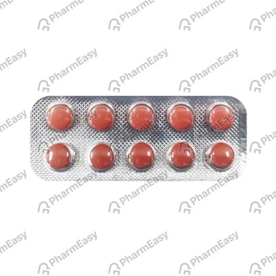 Telmikind Ln 40/10mg Strip Of 10 Tablets