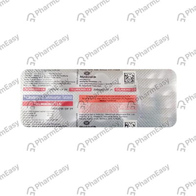 Telmikind Ln 40/10mg Strip Of 10 Tablets