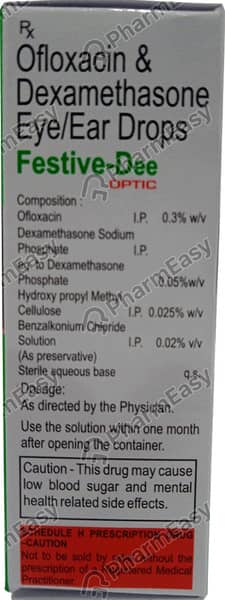 Festive Dee Optic Eye/Ear Drops 10ml