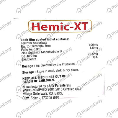 Hemorich-Xt Tablet 10
