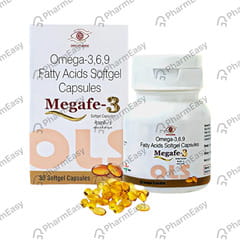 MEGAFE 3 BOTTLE OF 30 SOFTGEL CAPSULES