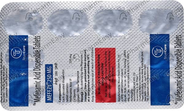 Mefezy 250mg Strip Of 10 Tablets