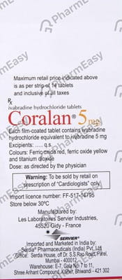 Coralan 5mg Strip Of 10 Tablets