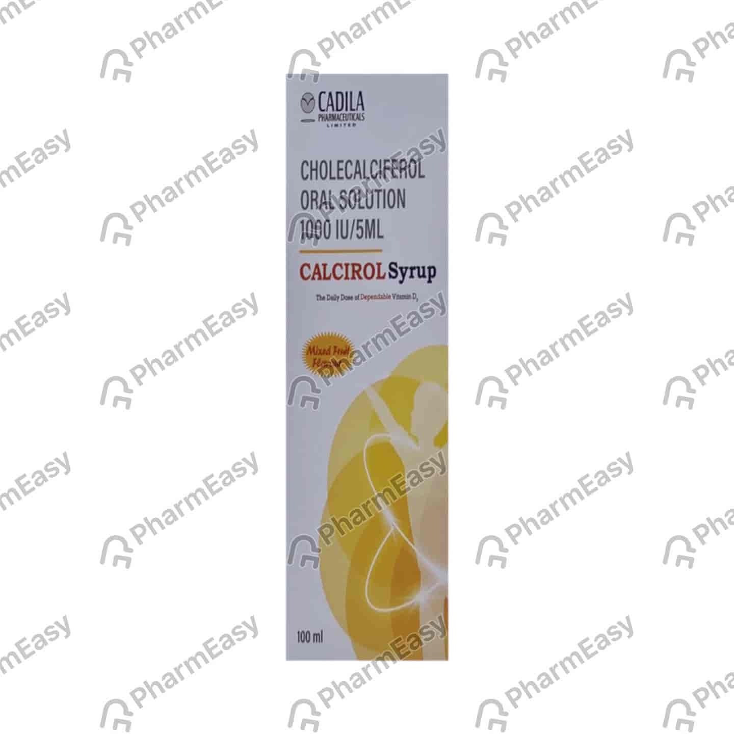 Calcirol 1000iu Mixed Fruit Flavour Bottle Of 100ml Syrup