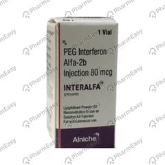 INTERALFA DRY VIAL OF 1 POWDER FOR INJECTION