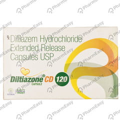 Diltiazone Cd 120mg Strip Of 10 Capsules