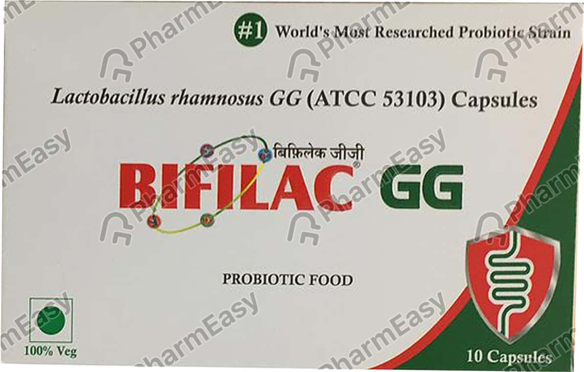 Buy Bifilac Gg 6 BILLION CFU Capsule (10) Online at Flat 15 OFF