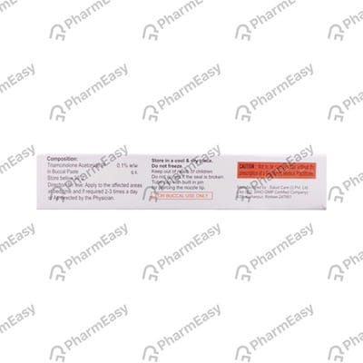 Gingicort Buccal Tube Of 10gm Paste