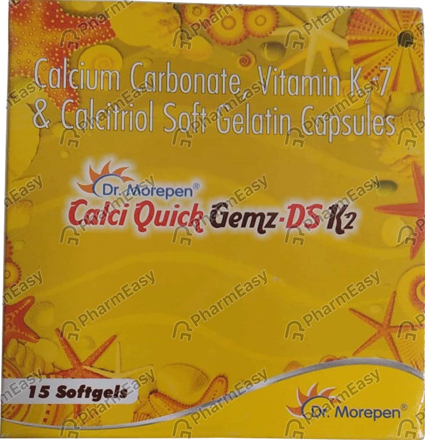 Calci Quick Gemz Ds K2 Strip Of 15 Capsules Uses, Side Effects, Price