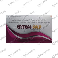 RESERCA GOLD STRIP OF 15 SOFTGEL CAPSULES