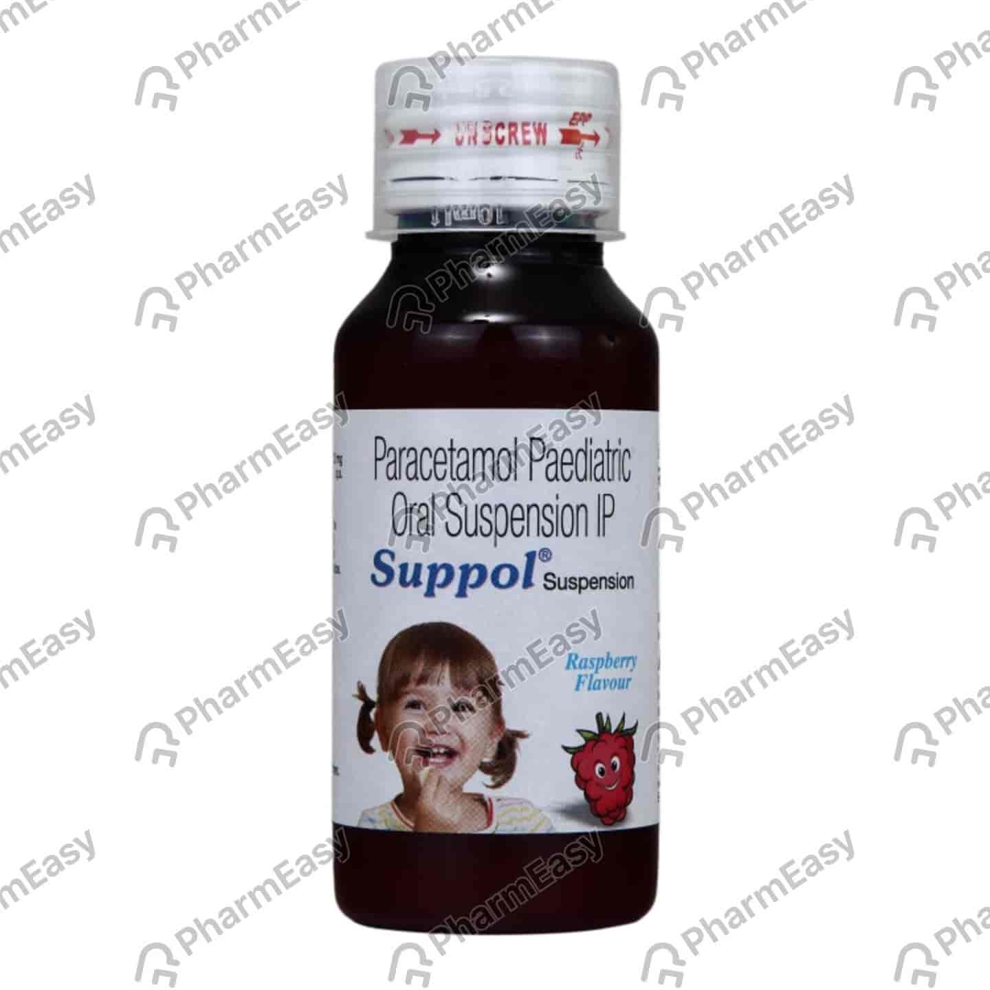 Suppol 250mg Raspberry Flavour Bottle Of 60ml Suspension