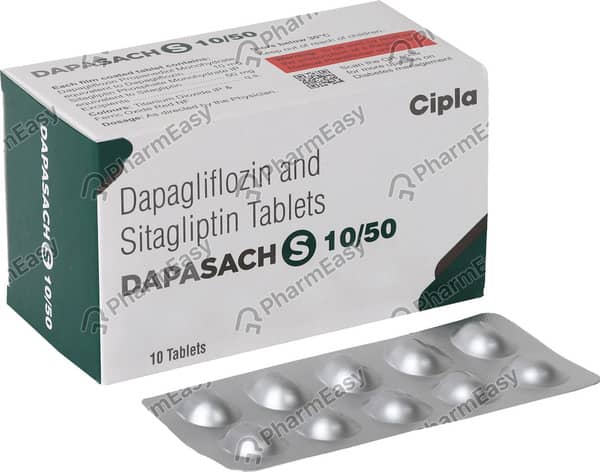 Dapasach S 10/50mg Strip Of 10 Tablets