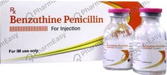BENZATHINE PENICILLIN DRY VIAL OF 1 POWDER FOR INJECTION