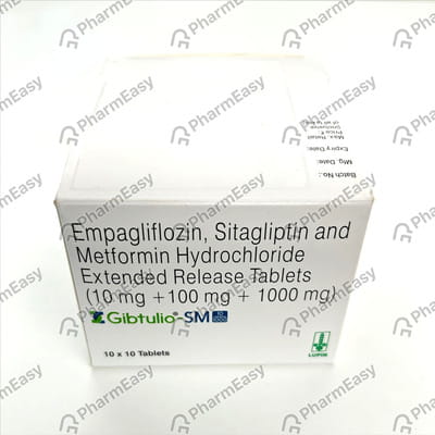 Gibtulio Sm 10/1000mg Strip Of 10 Tablets
