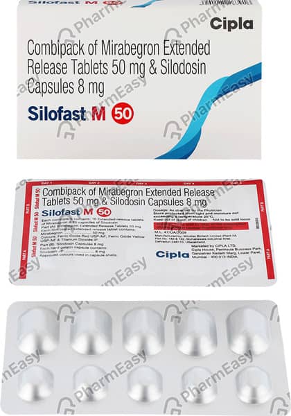 Silofast M 50mg Strip Of 20 Capsule And Tablet Combikit