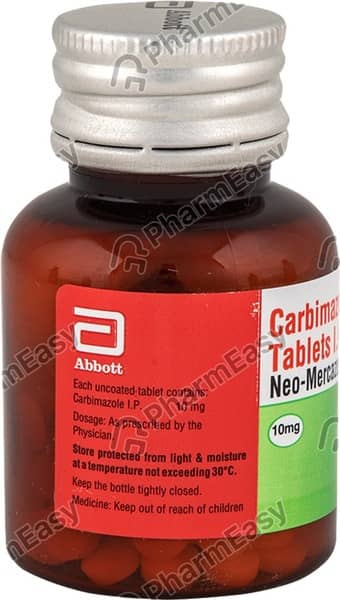Neo Mercazole 10mg Bottle Of 120 Tablets