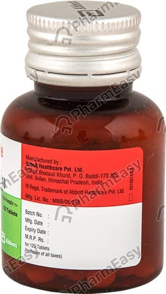 Neo Mercazole 10mg Bottle Of 120 Tablets