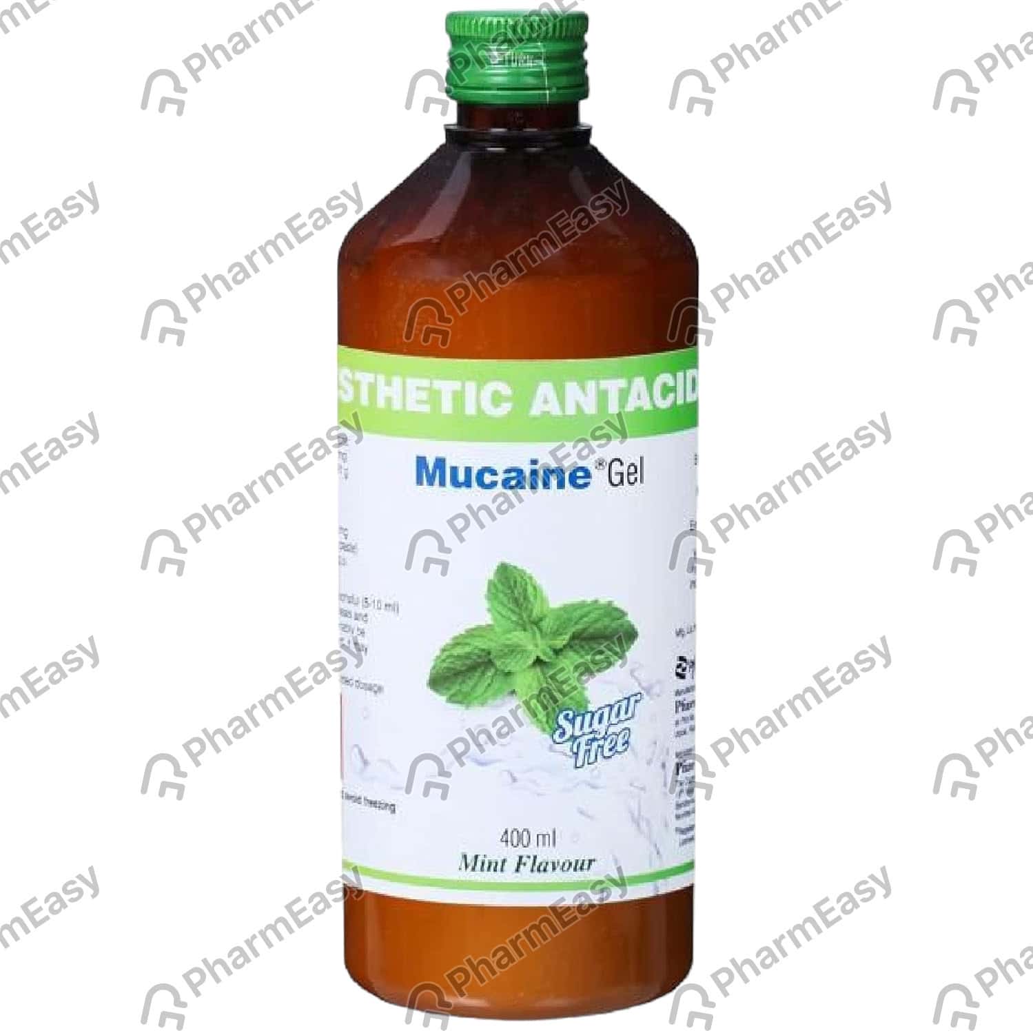 Mucaine Mint Flavour Sugar Free Bottle Of 400ml Oral Gel Uses, Side