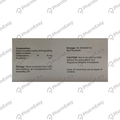 Vomiford 8mg Md Strip Of 10 Tablets