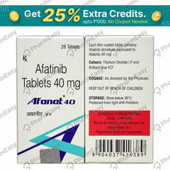 AFANAT 40MG BOTTLE OF 28 TABLETS