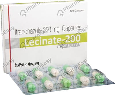 Lecinate 200mg Strip Of 10 Capsules