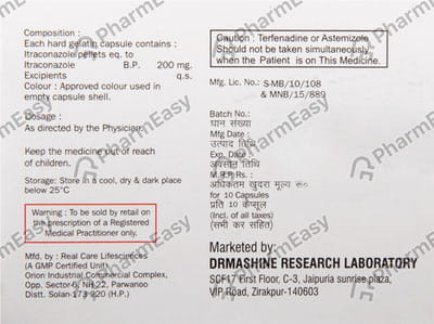 Lecinate 200mg Strip Of 10 Capsules