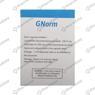 Gnorm 50mg Strip Of 10 Capsules