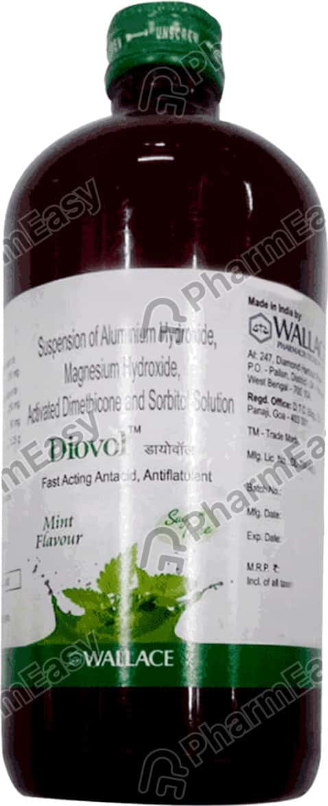 Diovol Mint Flavour Sugar Free Bottle Of 400ml Oral Solution