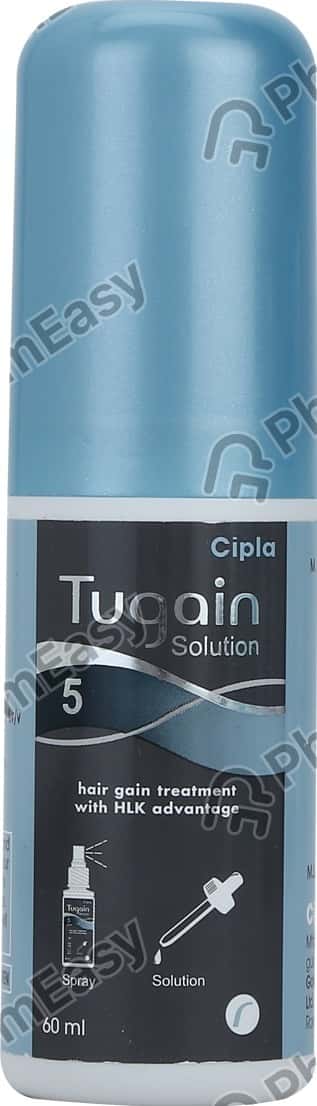 TUGAIN TWINS 5% MINOXIDIL BOTTLE OF 60ML SOLUTION (PACK OF 2)