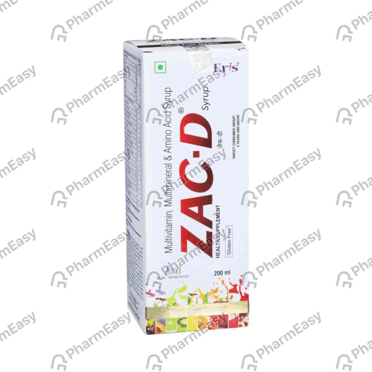Zac D Mixed Friut Flavour Bottle Of 200ml Syrup