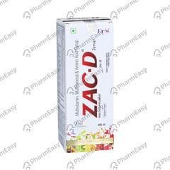 Zac D Mixed Friut Flavour Bottle Of 200ml Syrup
