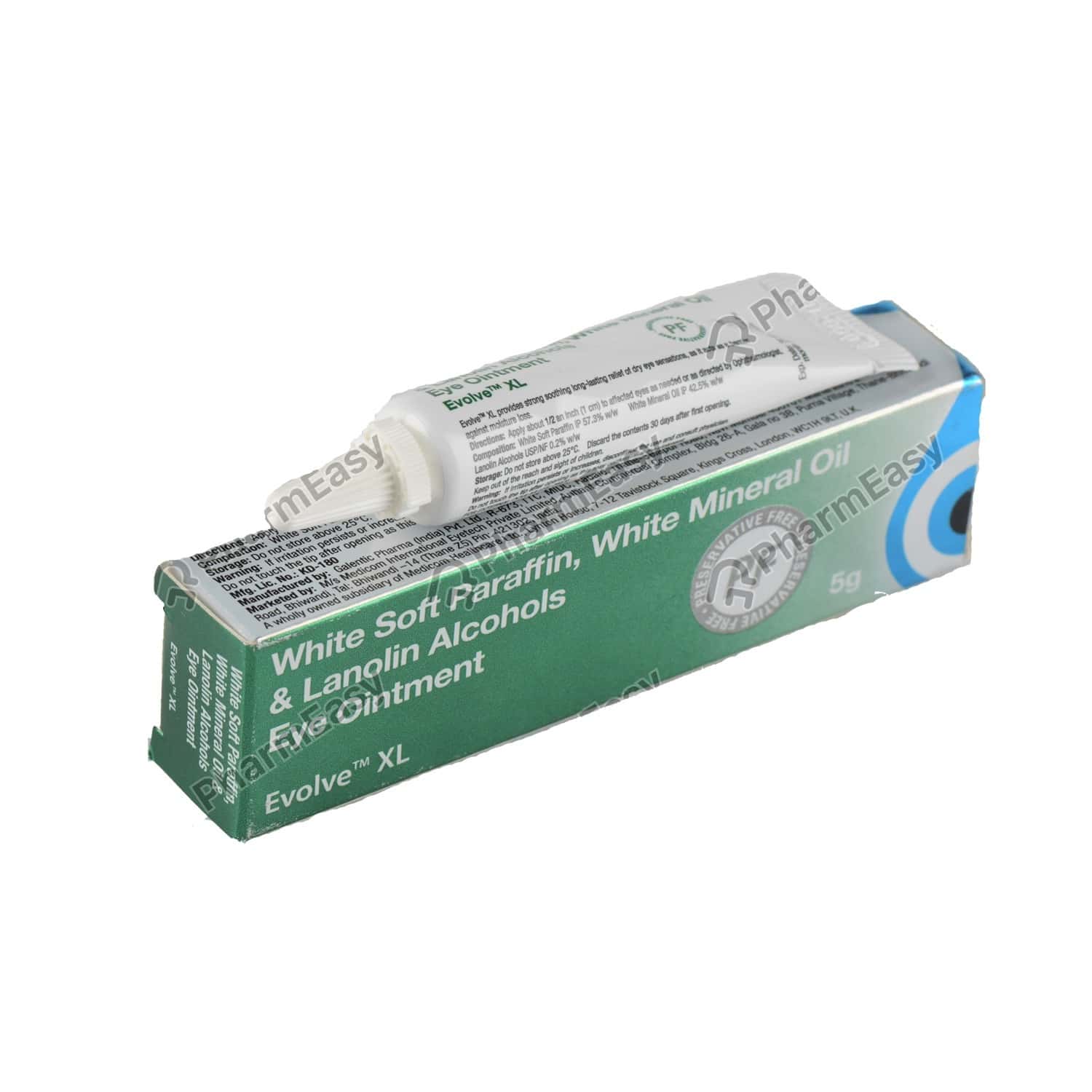 Buy Evolve Xl Tube Of 5gm Eye Ointment Online At Flat 18 OFF PharmEasy