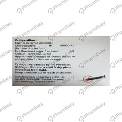 Visun D3 Sugar Free Bottle Of 5ml Oral Solution