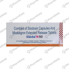 SILODAL M 50MG STRIP OF 14 CAPSULES AND COMBIKIT TABLETS