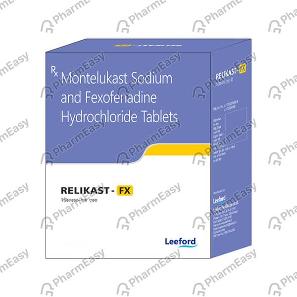 Relikast Fx Strip Of 10 Tablets