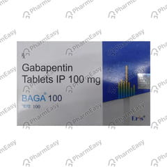 Baga 100mg Strip Of 15 Capsules