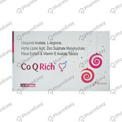 CO Q RICH STRIP OF 10 TABLETS