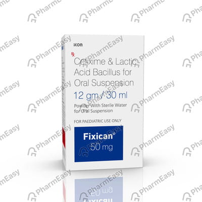 Fixican 50mg Bottle Of 30ml Dry Suspension